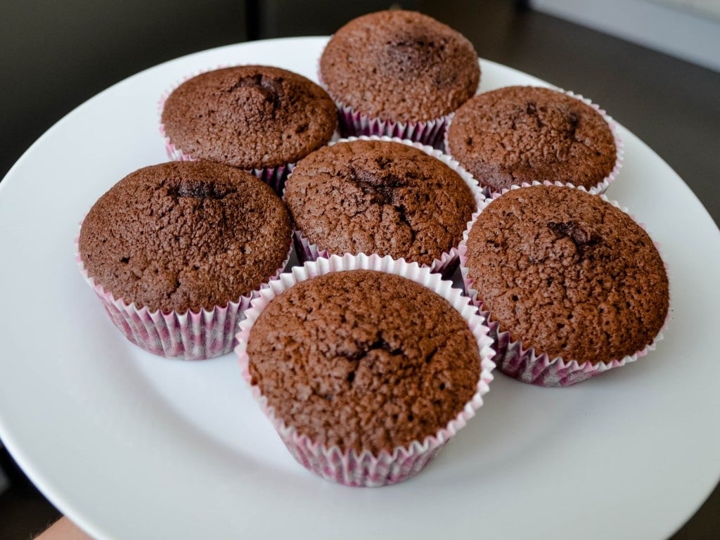 Der Ultimative Schokoladen Cupcake mit Vanille Frosting