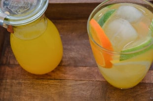 Citrus Sirup - Citrus Lemonade {www.dasweissevomei.com}