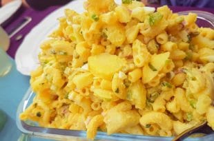 Hawaiian Potato Mac Salad {www.dasweissevomei.com}