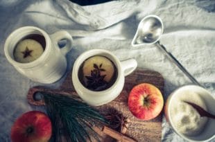 Hot Mulled Apple Cider {www.dasweissevomei.com}
