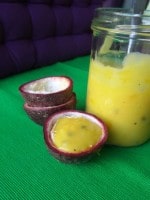 Passionsfrucht Curd - Passion Fruit Curd - Lilikoi {www.dasweissevomei.com}